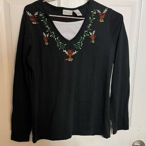 Kim Rogers Christmas Top S